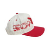 SONORA FLAMES Esgo Visera Curva Beige/Rojo