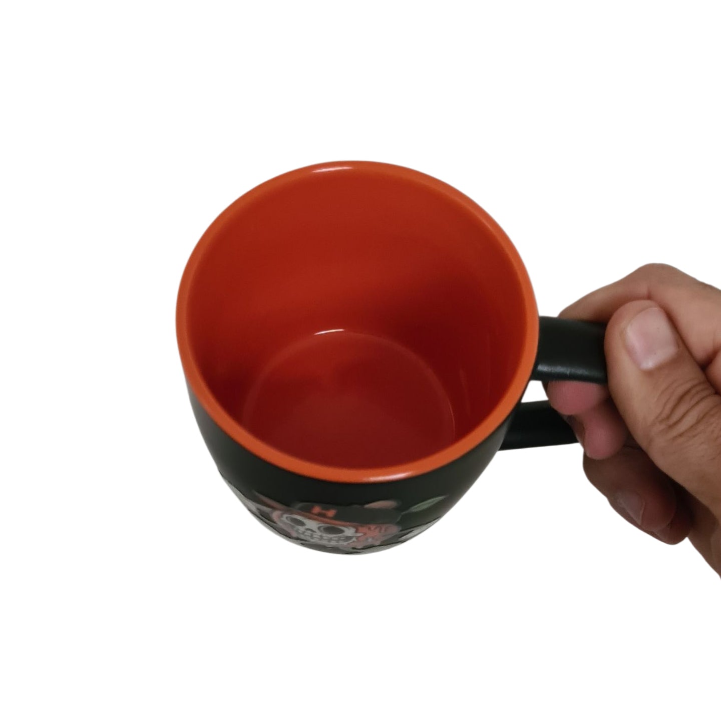 TAZA Naranja Skull
